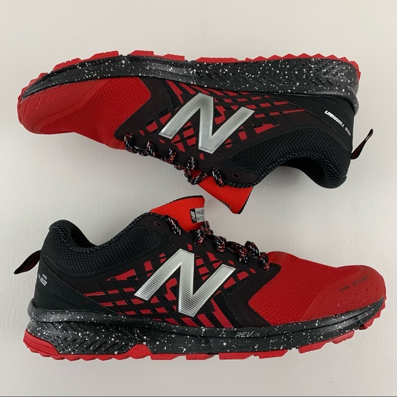 New Balance Red Speckled Sneakers - Picture 2 of 12